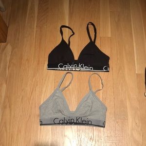Calvin Klein sports bra package